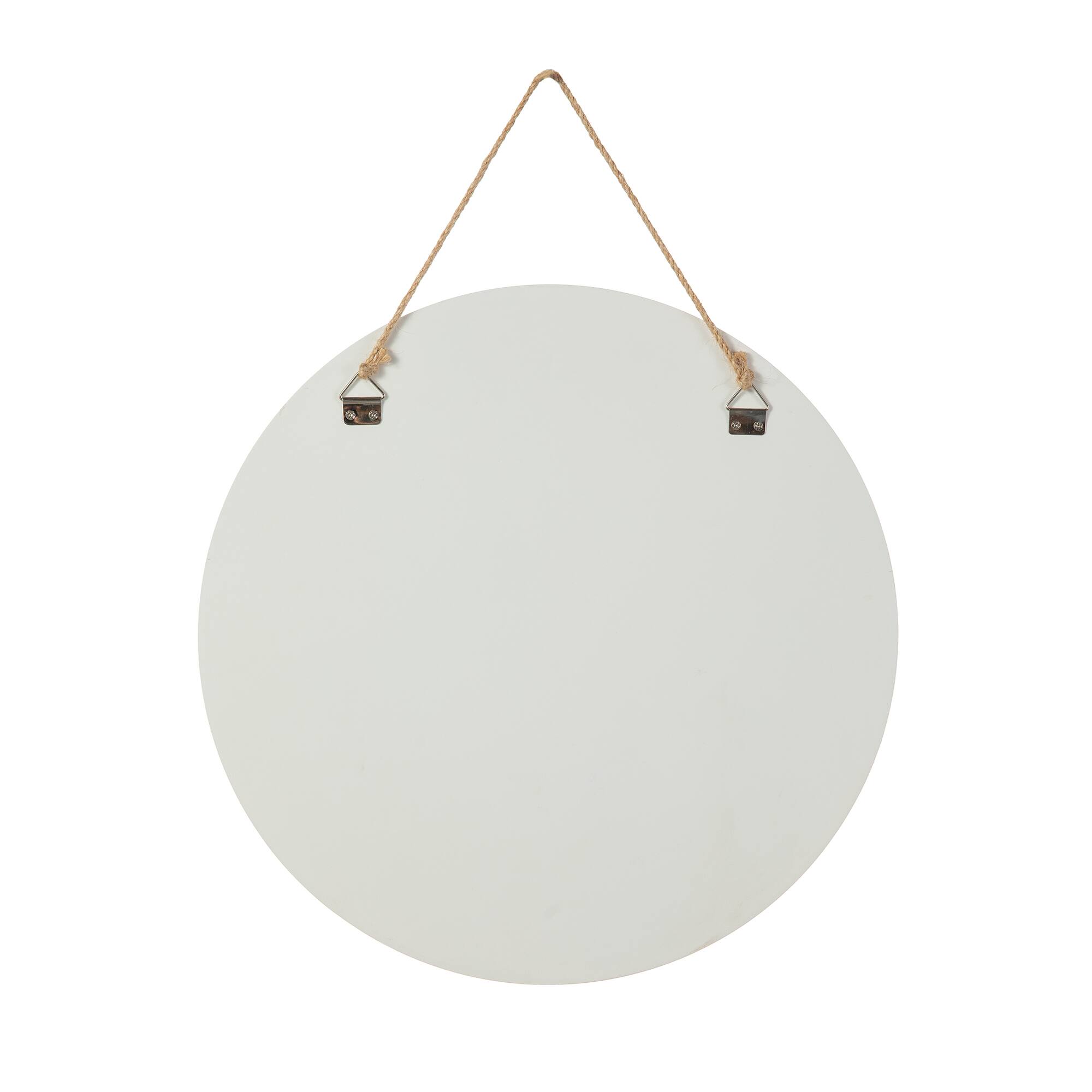 Glitzhome® 11.75" Easter Bunny Round Wall or Door Hanger